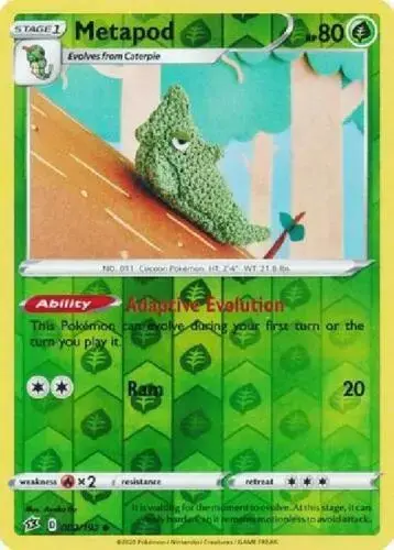 Metapod [Reverse Holo] - Pokemon Rebel Clash #2