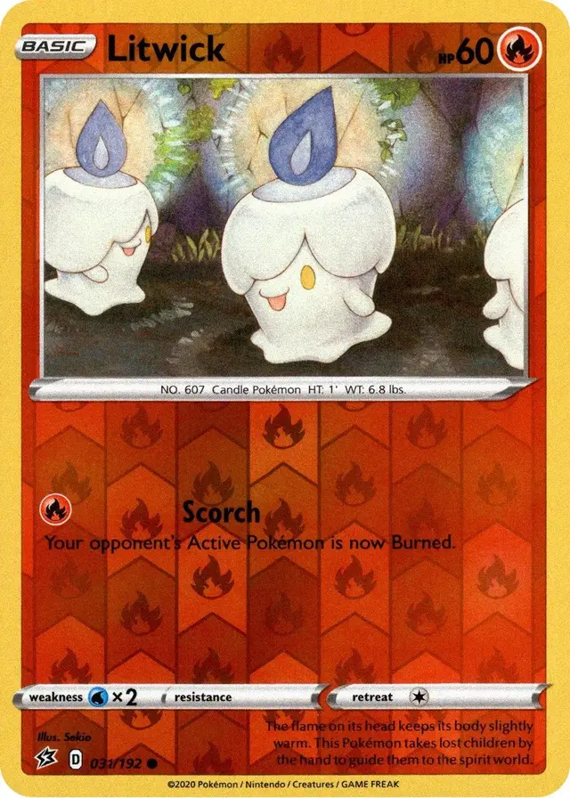 Litwick [Reverse Holo] - Pokemon Rebel Clash #31