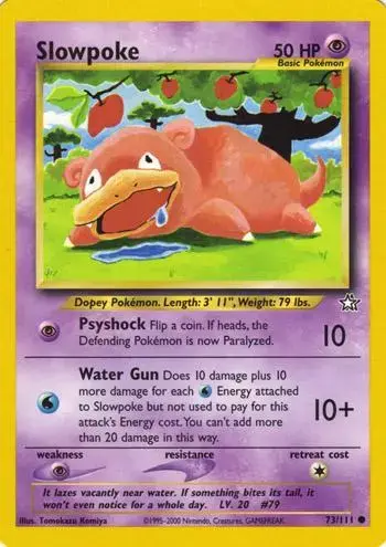 Slowpoke - Pokemon Neo Genesis #73