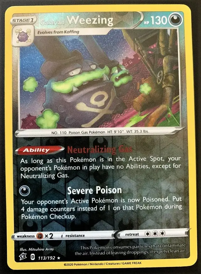 Galarian Weezing [Reverse Holo]