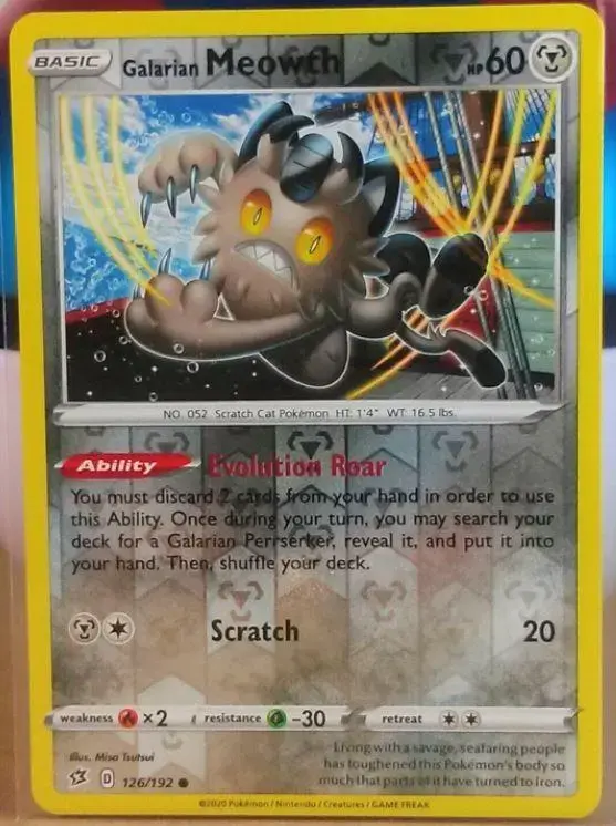 Galarian Meowth [Reverse Holo]