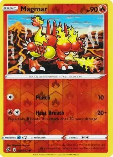 Magmar [Reverse Holo] - Pokemon Rebel Clash #29