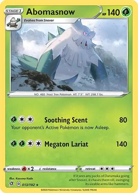 Abomasnow - Pokemon Rebel Clash #13