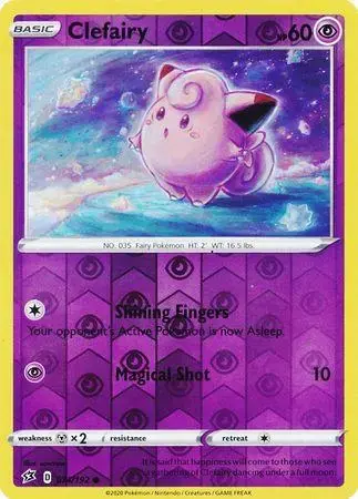 Clefairy [Reverse Holo] - Pokemon Rebel Clash #74