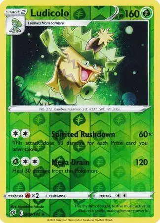 Ludicolo [Reverse Holo] - Pokemon Rebel Clash #9