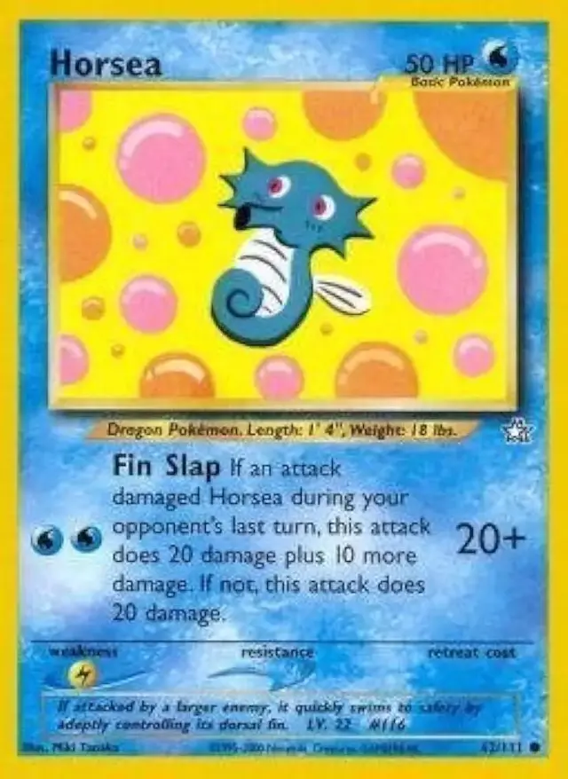 Horsea - Pokemon Neo Genesis #62