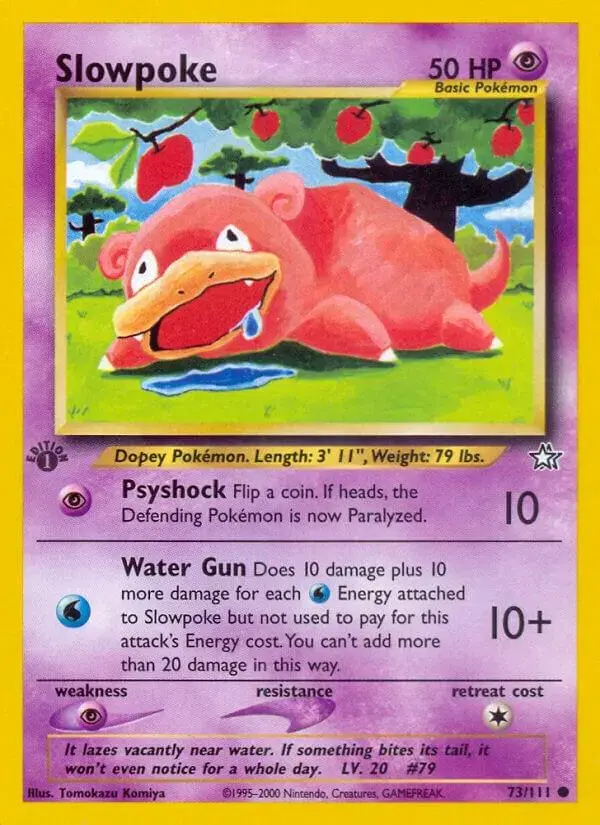 Slowpoke [1st Edition] - Pokemon Neo Genesis #73