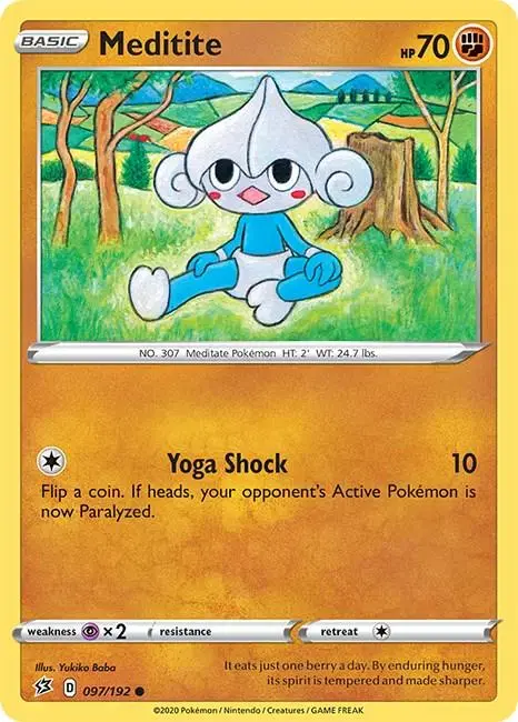 Meditite - Pokemon Rebel Clash #97