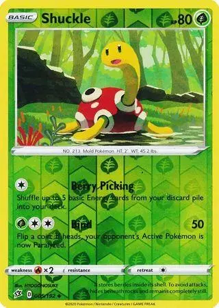 Shuckle [Reverse Holo] - Pokemon Rebel Clash #5
