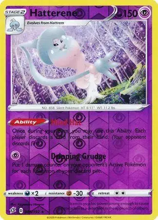Hatterene [Reverse Holo] - Pokemon Rebel Clash #85