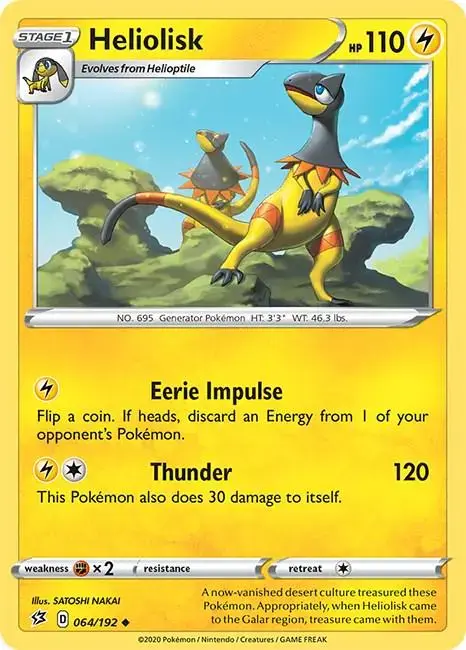 Heliolisk - Pokemon Rebel Clash #64