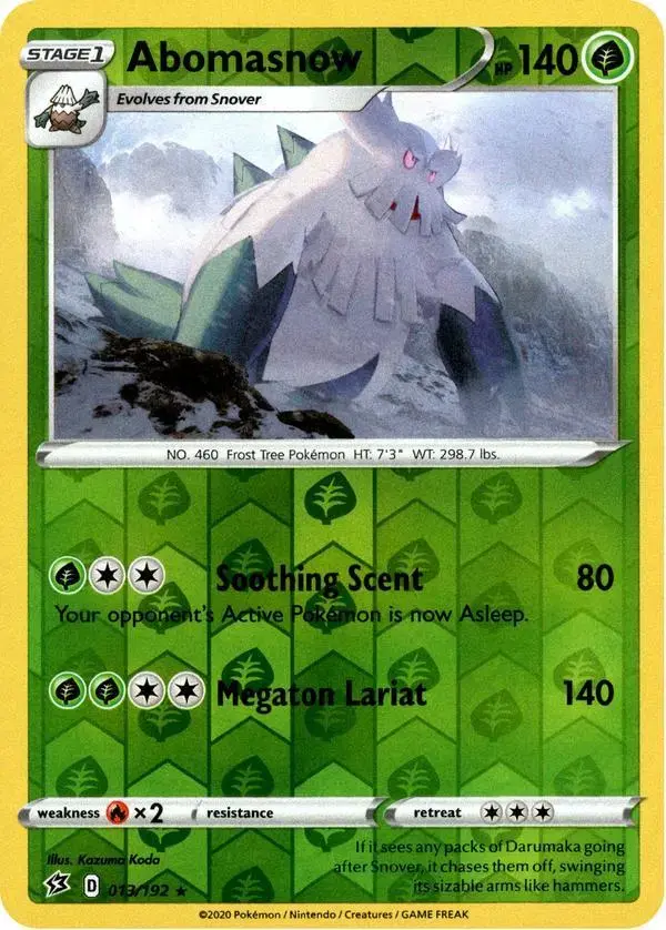 Abomasnow [Reverse Holo] - Pokemon Rebel Clash #13