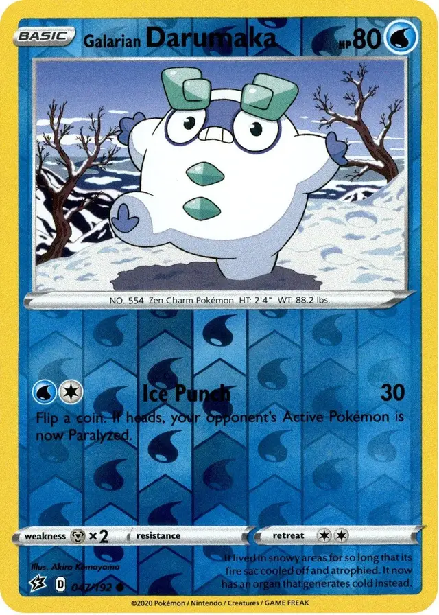 Galarian Darumaka [Reverse Holo] - Pokemon Rebel Clash #47
