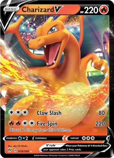 Charizard V - Pokemon Darkness Ablaze #19