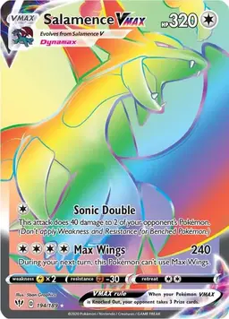 Salamence VMAX #194 - Pokemon Darkness Ablaze