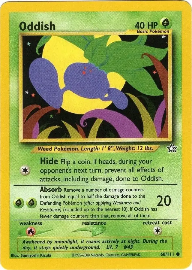 Oddish - Pokemon Neo Genesis #68