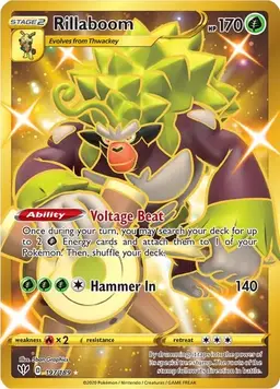 Rillaboom 197 - Pokemon Darkness Ablaze