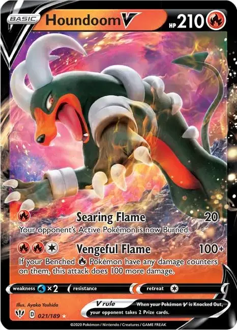 Houndoom V - Pokemon Darkness Ablaze #21