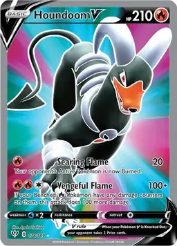 Houndoom V 178 - Pokemon Darkness Ablaze