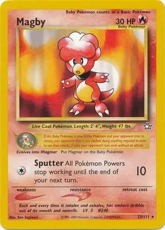 Magby - Pokemon Neo Genesis #23