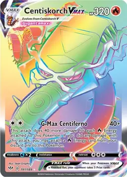 Centiskorch VMAX 191 - Pokemon Darkness Ablaze