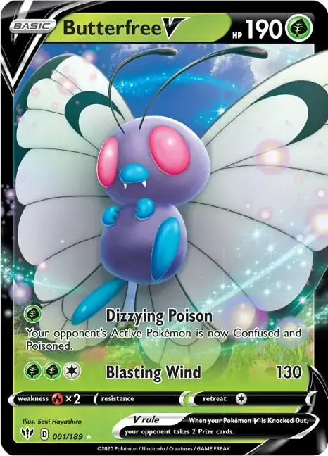Butterfree V - Pokemon Darkness Ablaze #1