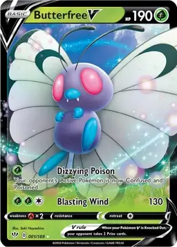 Butterfree V 1 - Pokemon Darkness Ablaze