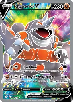 Rhyperior V 181 - Pokemon Darkness Ablaze