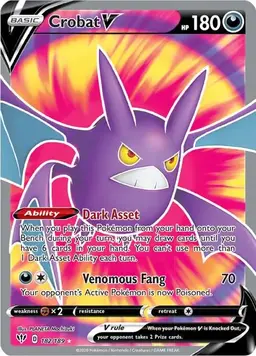 Crobat V 182 - Pokemon Darkness Ablaze