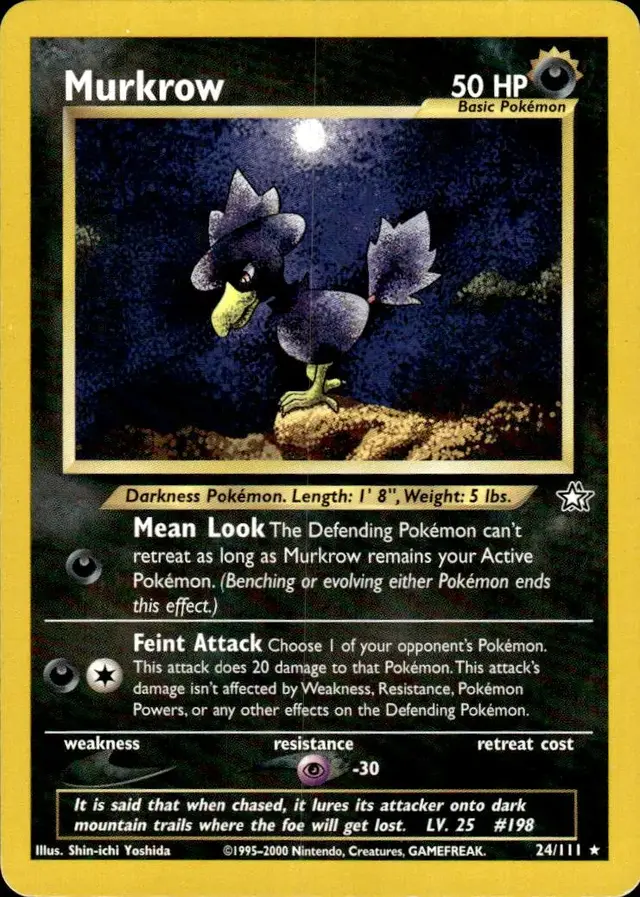 Murkrow - Pokemon Neo Genesis #24