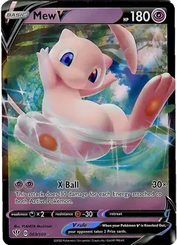 Mew V [Jumbo] #69 - Pokemon Darkness Ablaze