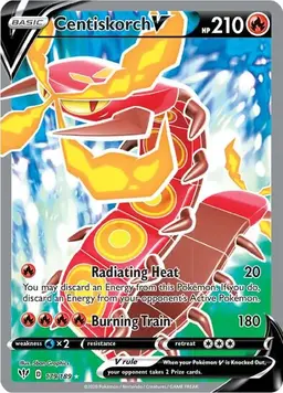 Centiskorch V 179 - Pokemon Darkness Ablaze