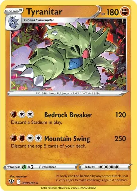 Tyranitar - Pokemon Darkness Ablaze #88
