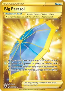 Big Parasol 199 - Pokemon Darkness Ablaze