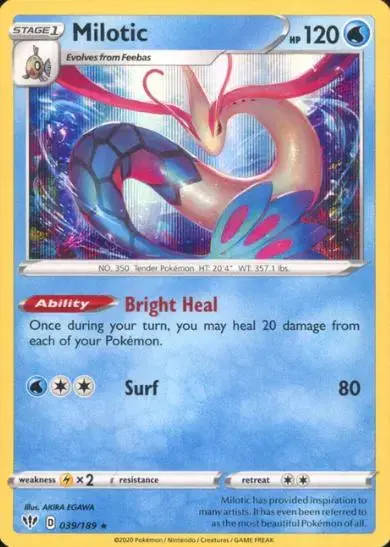 Milotic [Holo] - Pokemon Darkness Ablaze #39