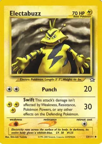 Electabuzz - Pokemon Neo Genesis #33