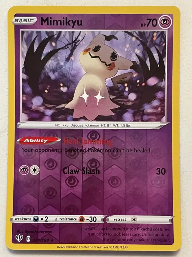 Mimikyu [Reverse Holo] - Pokemon Darkness Ablaze #81