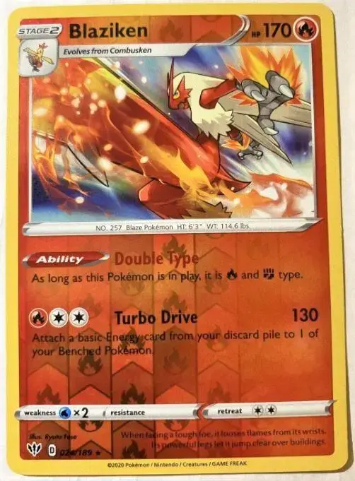 Blaziken [Reverse Holo] - Pokemon Darkness Ablaze #24