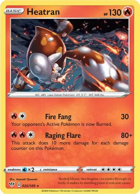 Heatran - Pokemon Darkness Ablaze #25
