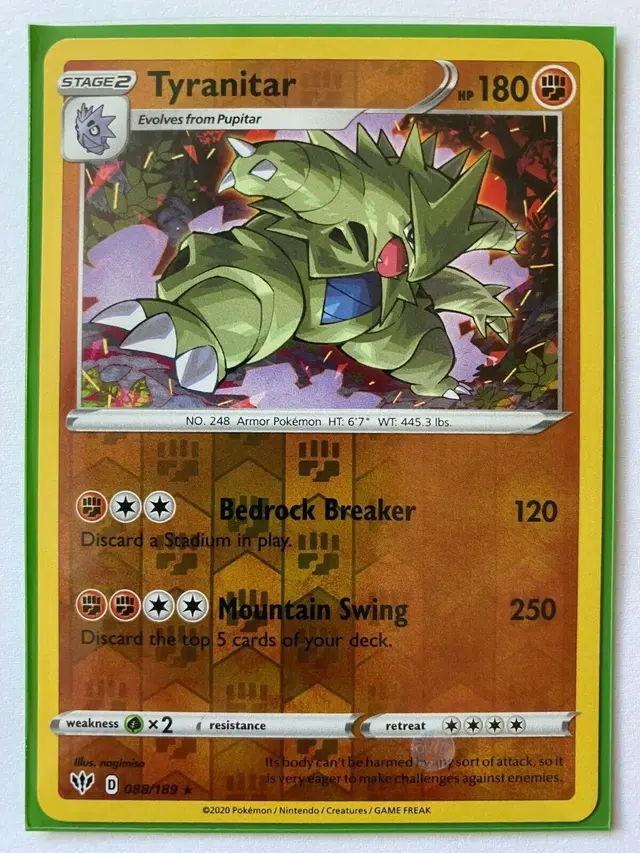Tyranitar [Reverse Holo] - Pokemon Darkness Ablaze #88