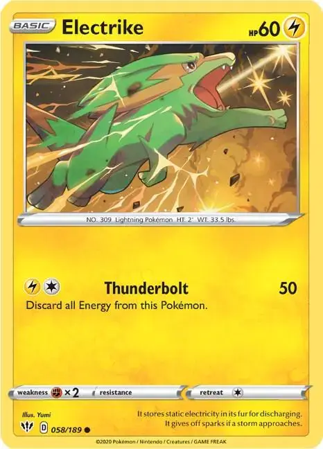 Electrike - Pokemon Darkness Ablaze #58