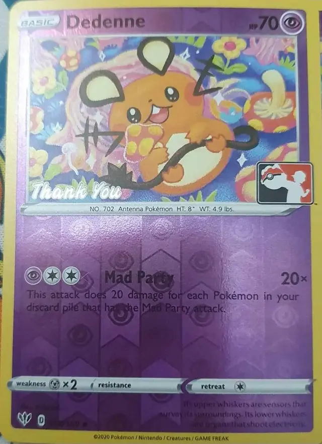 Dedenne [Thank you] - Pokemon Darkness Ablaze #78