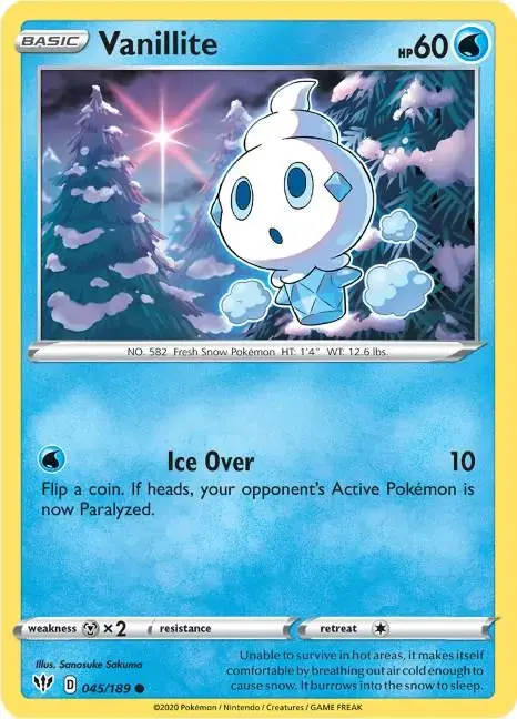 Vanillite - Pokemon Darkness Ablaze #45