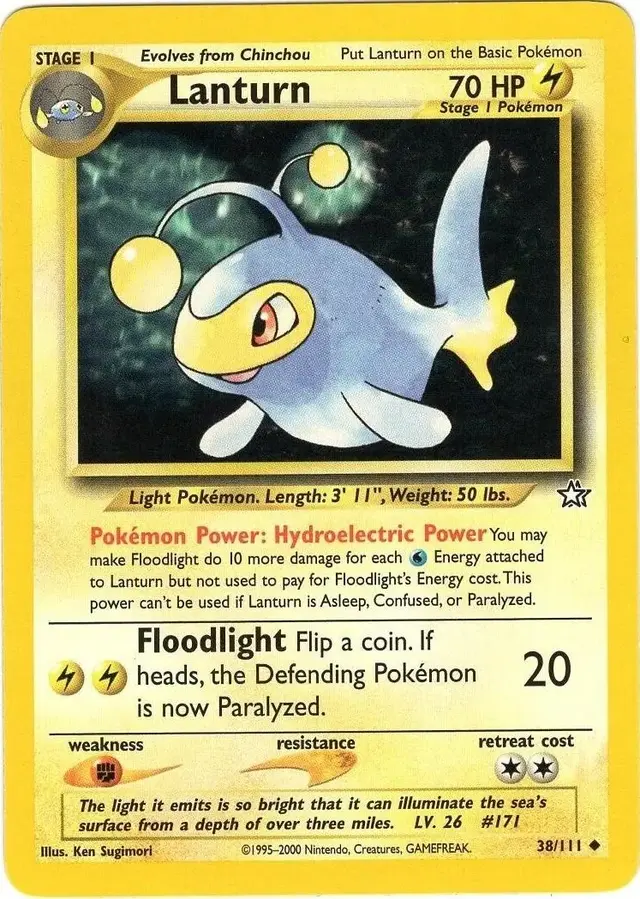 Lanturn - Pokemon Neo Genesis #38