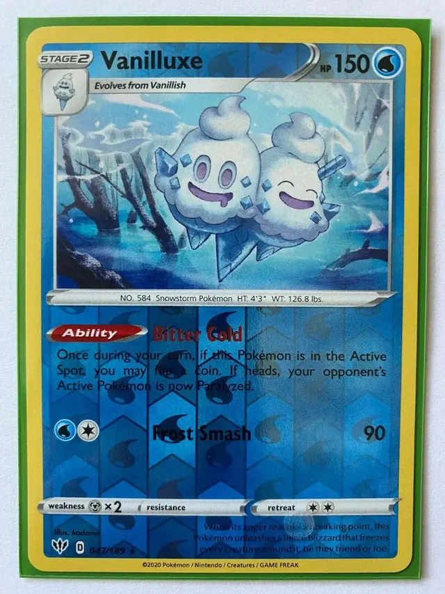 Vanilluxe [Reverse Holo] - Pokemon Darkness Ablaze #47