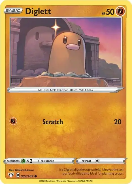 Diglett - Pokemon Darkness Ablaze #84
