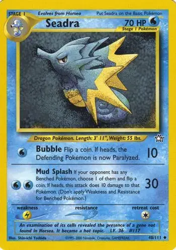 Seadra - Pokemon Neo Genesis #48