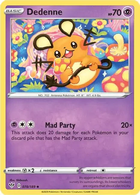 Dedenne - Pokemon Darkness Ablaze #78