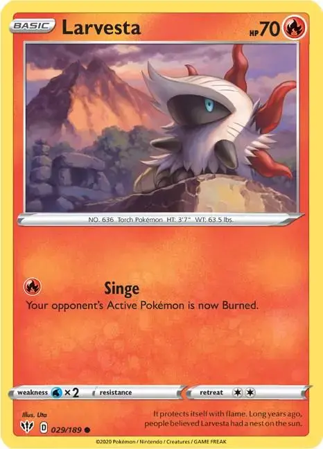 Larvesta - Pokemon Darkness Ablaze #29