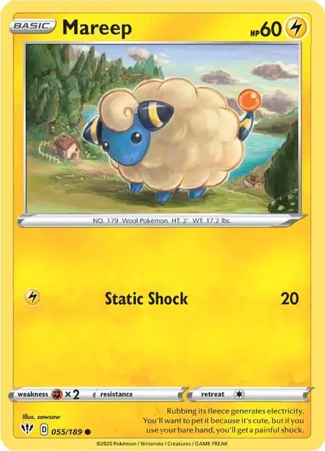 Mareep - Pokemon Darkness Ablaze #55